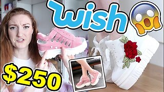 $250 WISH SHOE HAUL AND TRY ON!! 2018