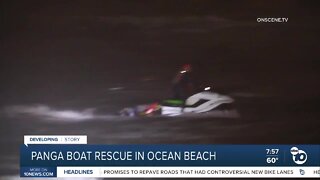 Multiple people rescued from overturned Panga boat in Ocean Beach