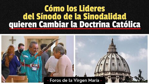 ¡Alerta! Cómo los Líderes del Sínodo de la Sinodalidad quieren Cambiar la Doctrina Católica