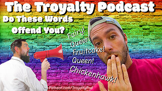 Gay Man Reacts to Gay Slurs - The Troyalty Podcast