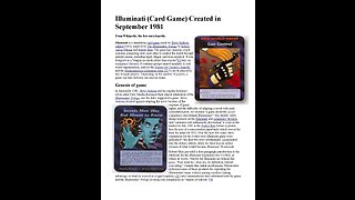 THE 1981 ILLUMINATI CARD GAME EXPLAINED