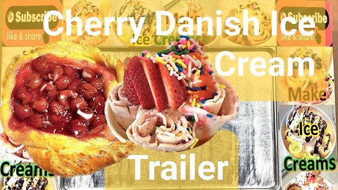 Cherry Danish Ice Cream Trailer