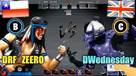 Ultimate Mortal Kombat 3 (DRF_ZEERO Vs. DWednesday) [Chile Vs. United Kingdom]