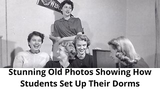 20 Stunning old photos showing how students set up their dorms