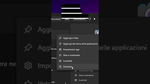 Disinstallare app native Windows 11 #windows11 #app