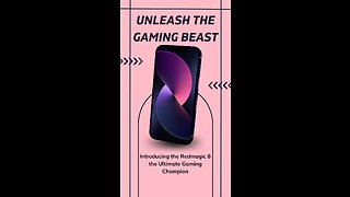 Unleash the Gaming Beast | Introducing the Redmagic 8, the Ultimate Gaming Champion