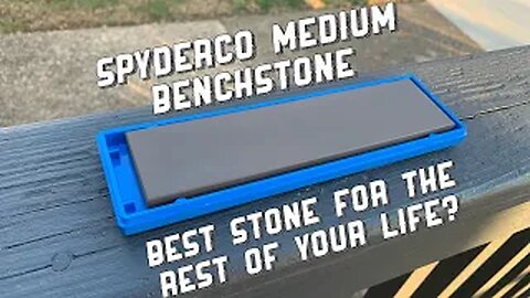 Spyderco Medium Bench Stone Full Sharpening and Review