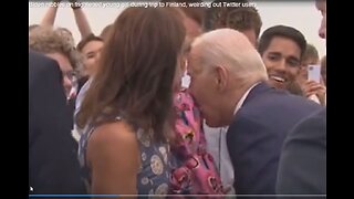 Biden (PEDO) Nibbles on small child. Sicko