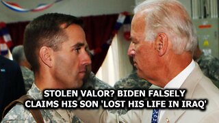 Biden falsely claims his son "lost his life in Iraq"
