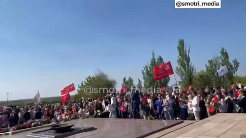 🇷🇺🇺🇦 "Immortal Regiment" Is Being Held In Kherson For The First Time May 9th, 2022 Pt.1