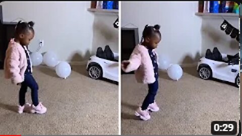 Hilarious little girl unleashes impressive dance moves #shorts