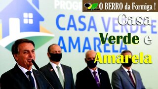 Bolsonaro lança programa Casa Verde e Amarela