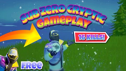 SubZero Cryptic Gameplay *Win*! #fortnite #fortnitechapter5 #gaming #freeskinsfortnite #fortnitebr