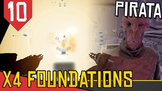 Escolta e BATALHA contra ALIENS - X4 Foundations Tides of Avarice #10 [Gameplay Português PT-BR]