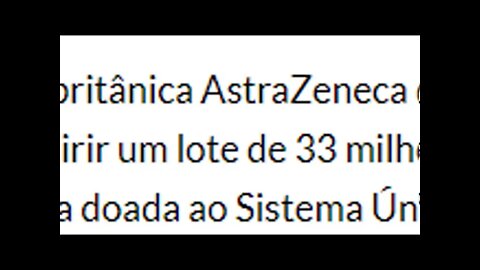 Em carta à AstraZeneca, governo dá aval para empresas privadas comprarem vacinas contra a Covid-19