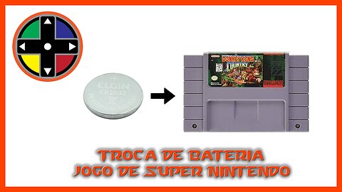 COMO TROCAR BATERIA DE FITA DE SUPER NINTENDO