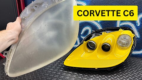 how to open C6 CORVETTE headlights