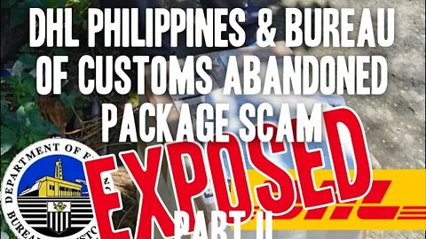 #DHLphilippines and #BOC stealing packages from first-time importers