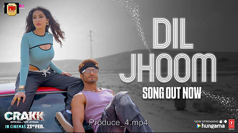 CRAKK: Dil Jhoom (Song) | Vidyut Jammwal | Nora Fatehi | Vishal Mishra | Shreya Ghoshal | Tanishk