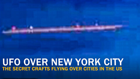 Caught on Tape 2023, UFO 2023 Giant Cigar Craft Seen Near Statue of Liberty Same as Giza