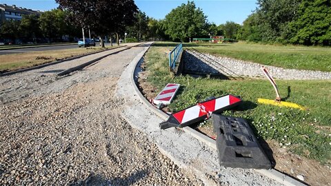 Obnova nogostupa i biciklističke staze u ulici Hrvatskog Sokola u Zagrebu