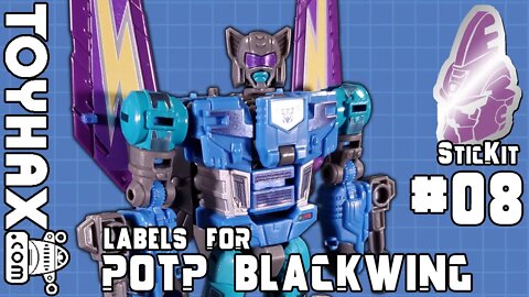 TOYHAX Labels for POTP Blackwing | SticKit #08