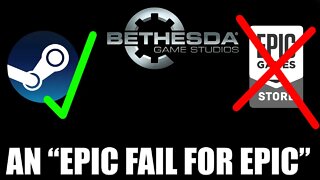 Bethesda Is Skipping The Epic Games Store For Steam With It's Upcoming Games