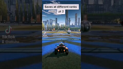 Saves at different rank in rocket league pt 2 #rocketleague #shorts #subscribe