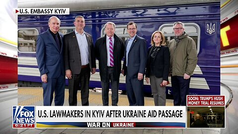 Lawmakers Arrive In Kyiv After Congress Passes Ukraine Aid Package