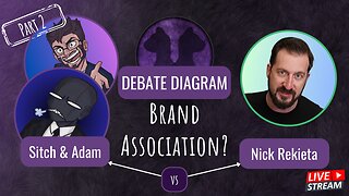Debate Diagram 18: Sitch & Adam vs Nick Rekieta - Brand Association