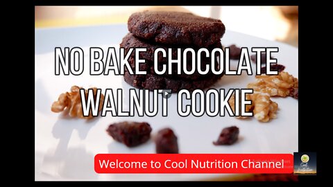 Keto No Bake Chocolate Walnut Cookie Recipe