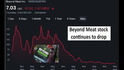 Beyond Meat stock drops again