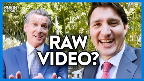 SHOCKING Raw Audio of Justin Trudeau & Gavin Newsom Meeting Discovered! | DM CLIPS | Rubin Report