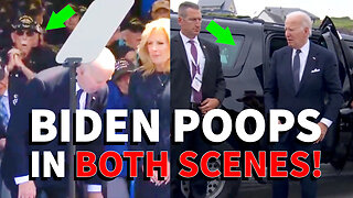 Biden Poops Pants on D-DAY. 💩 NOBODY is TALKING About the SECOND BIDEN VIDEO!