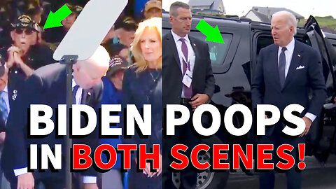 Biden Poops Pants on D-DAY. 💩 NOBODY is TALKING About the SECOND BIDEN VIDEO!