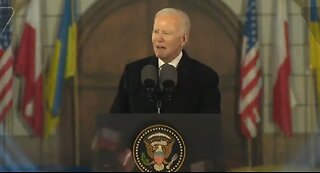 Biden in Warsaw: Our Ukraine Support Won't Waver