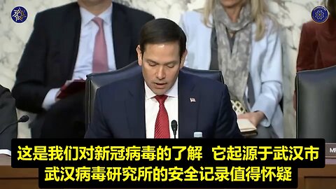 🔥 Marco Rubio, FBI局长和美国情报总监DNI about Covid-19