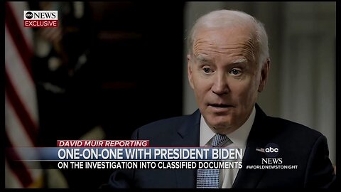 Biden Babbles On Bizarrely About His Stolen Classified Documents