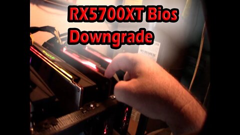 RX 5700 XT bios downgrade to Non XT for better power consumption and more hashrate