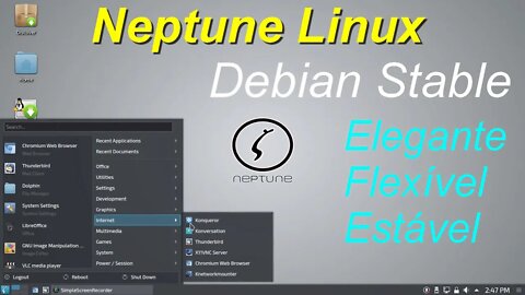 Neptune uma distribuição GNU / Linux para desktop totalmente baseada no Debian Stable (Buster)