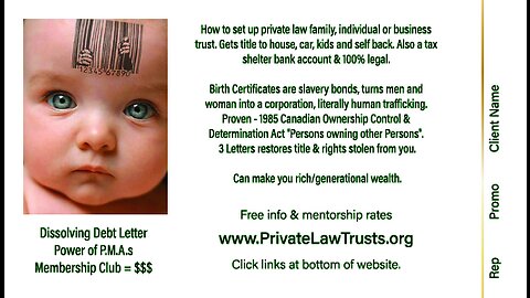 PrivateLawTrusts.org & GPMS - Funding & Building Bridges From Slavery To Freedom Globally System