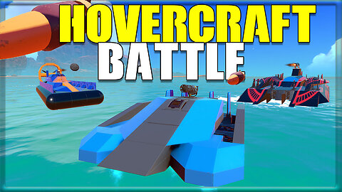 HOVERCRAFT BATTLE but YOU SINK! If you go SLOWER than 30km/h • TRAILMAKERS MULTIPLAYER