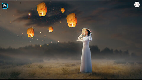 Bringing Your Imagination to Life Lanterns and Girl Fantasy Photoshop Tutorial