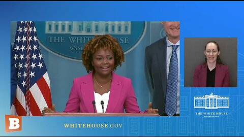 WH Press Secretary Karine Jean-Pierre speaking with reporters...