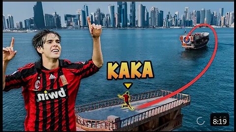 Can KAKA hit the targe ACROSS the water ? (insan challenge)😱