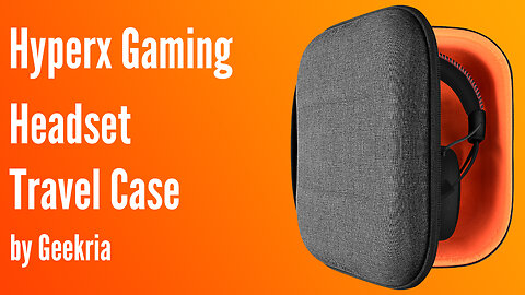 Hyperx Gaming On-Ear Headphones Travel Case, Hard Shell Headset Carrying Case | Geekria