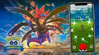 ACERTEEEEEIII!!!! DEINO SHINY NO DIA DA COMUNIDADE DE JUNHO! IMPERDÍVEL! Pokémon GO