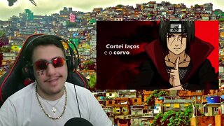 FUNNKEIRO REACT Rap do Sasuke e Itachi (Naruto) - A CANÇÃO DOS RENEGADOS | NERD HITS