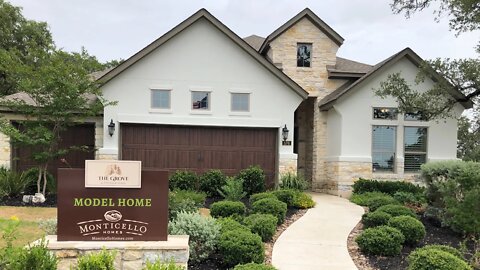 Monticello Homes Tour, Vintage Oaks, New Braunfels Tx