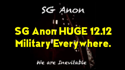 SGAnon 12.12.22 - Military Everywhere. This is GREAT.